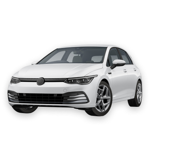 small white car